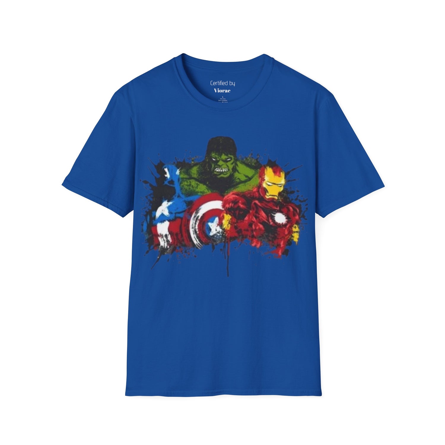 Superhero Graphic T-Shirt, Unisex Softstyle Tee, Perfect Gift for Comic Fans, Birthday, Casual Wear, Gifts for Him/Her