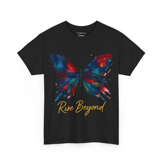 Rise Beyond Butterfly Tee | Inspirational T-Shirt for Transformation and Growth, Self-Care Shirt, Gift for Nature Lovers, Motivational [...]