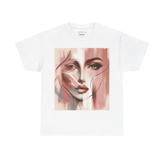 Artistic Unisex Tee: Stylish Cotton Shirt, Modern Art Tee, Gift for Art Lovers, Casual Wear, Unique Fashion